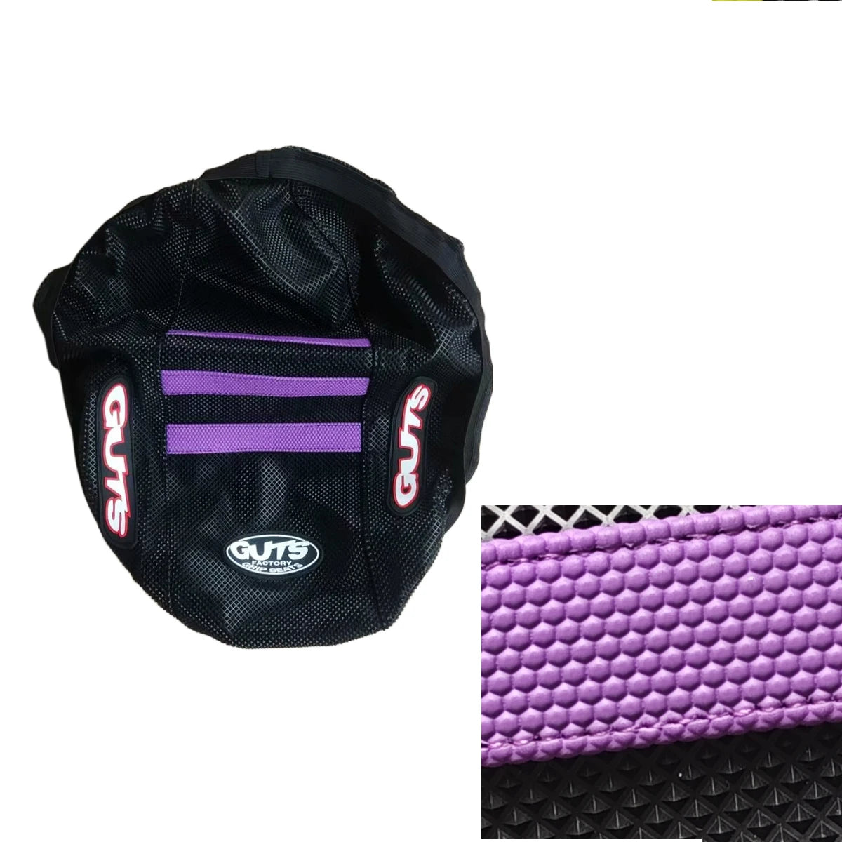 GYR Motorcycle Pro Ribbed Rubber Gripper Soft Guts Seat Cover Anti-slip For Surron LightBee X S Off-Road Electric Vehicle E-Bike