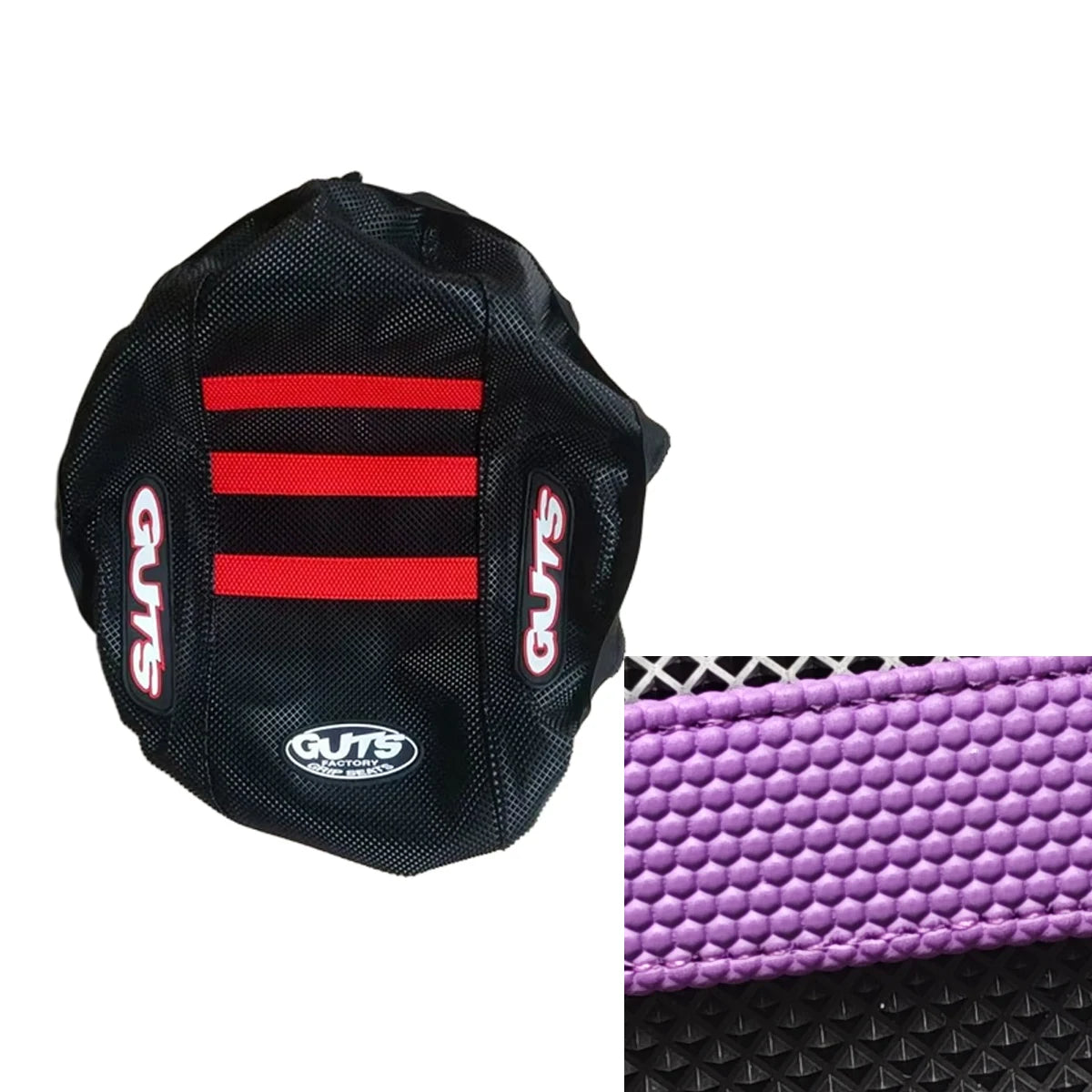 GYR Motorcycle Pro Ribbed Rubber Gripper Soft Guts Seat Cover Anti-slip For Surron LightBee X S Off-Road Electric Vehicle E-Bike