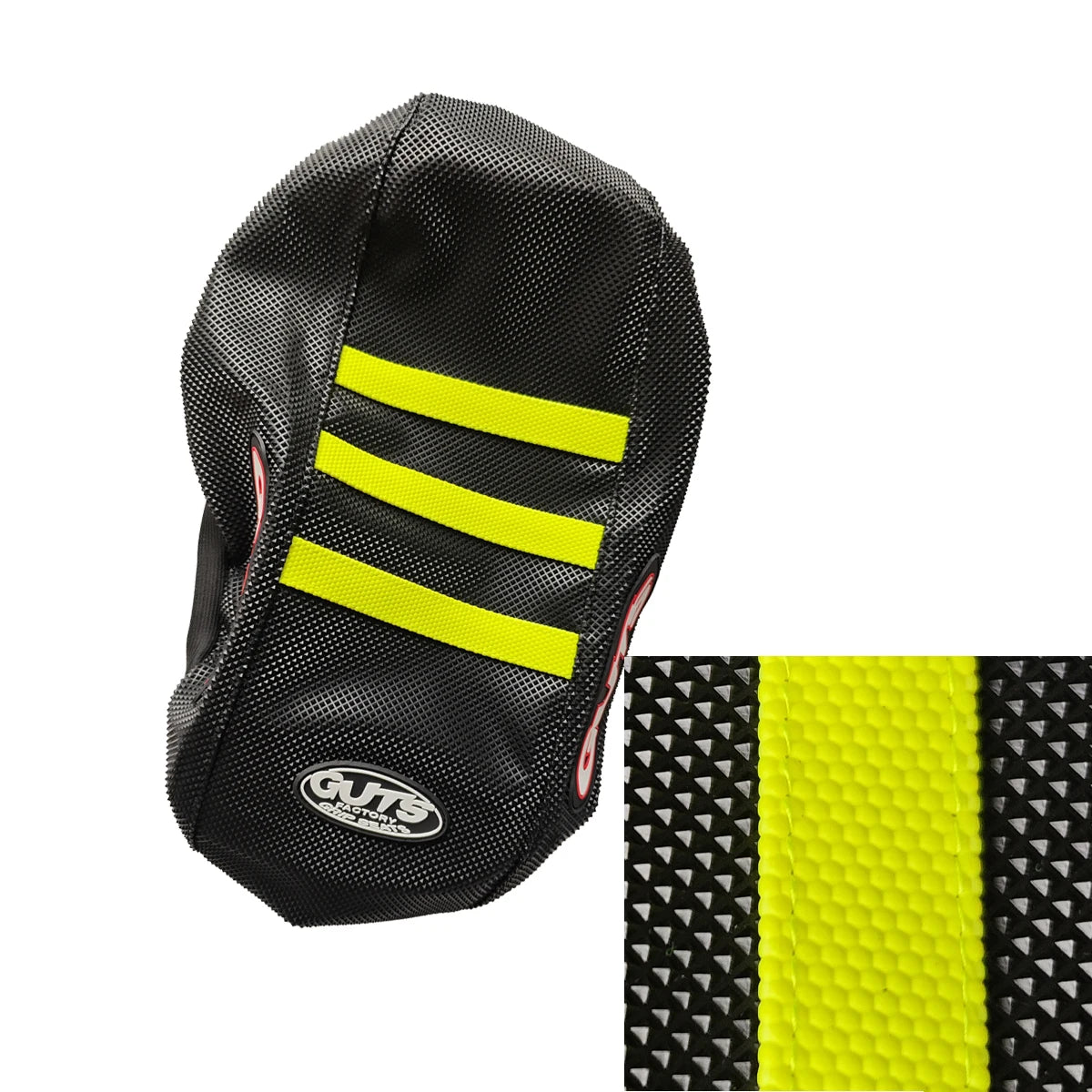 GYR Motorcycle Pro Ribbed Rubber Gripper Soft Guts Seat Cover Anti-slip For Surron LightBee X S Off-Road Electric Vehicle E-Bike