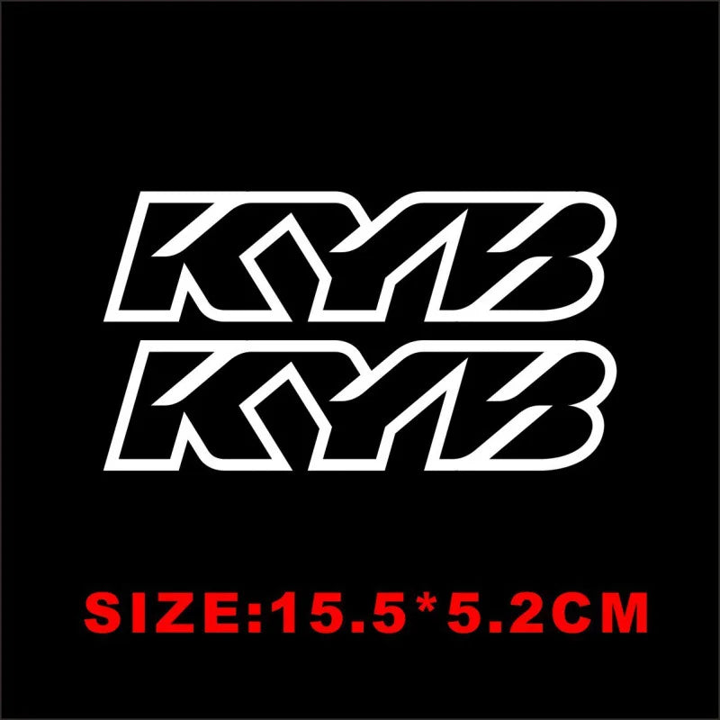 Universal Motorcycle Fork Stickers Motocross Decal for Showa KYB WP Shocks Cool Waterproof Vinyl Logo Durable Suspension Decals