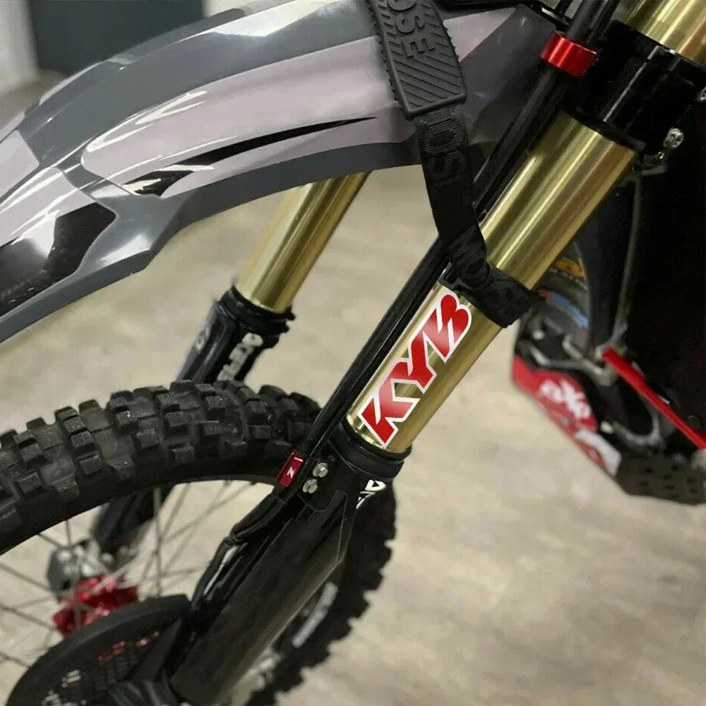 2PCS Racing Suspensions Motorcycle Stickers for Kyb Fork Suspension Vinyl Decals