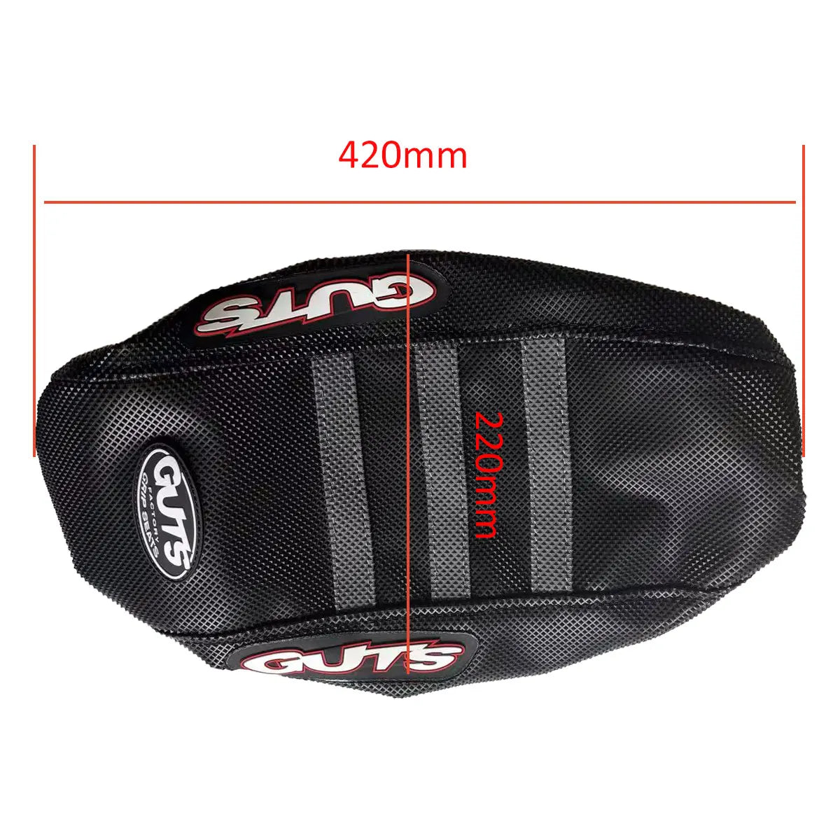 GYR Motorcycle Pro Ribbed Rubber Gripper Soft Guts Seat Cover Anti-slip For Surron LightBee X S Off-Road Electric Vehicle E-Bike