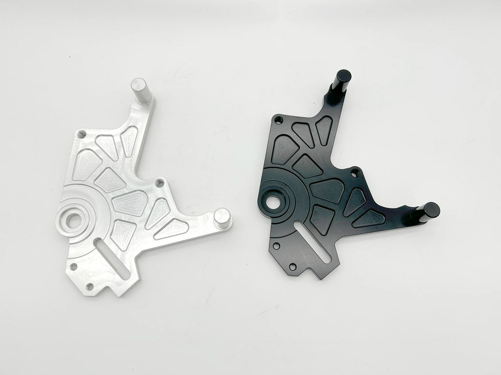 For New Modified Ultra Bee Brake Dual-Caliper Bracket Kit Rear Disc Brake Anodic Oxide Finish Foot Brake Replacement Surron LBX