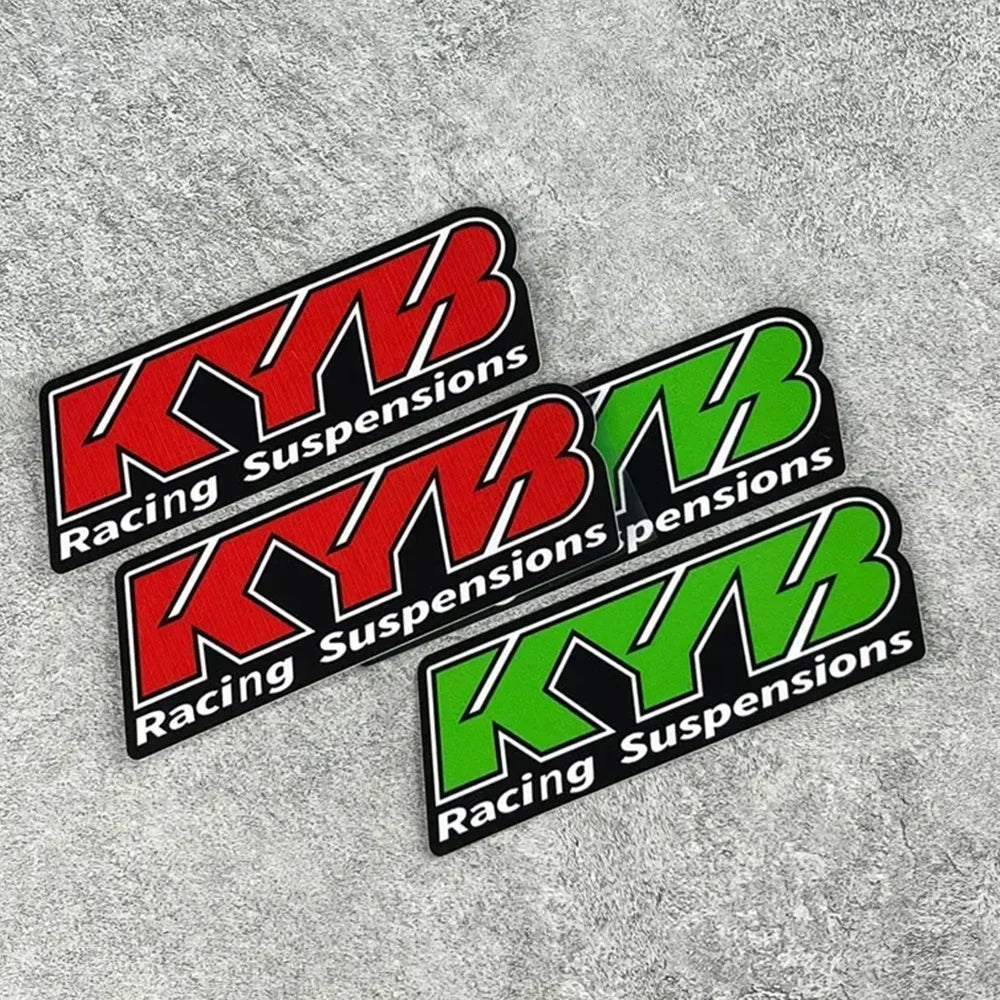 2PCS Racing Suspensions Motorcycle Stickers for Kyb Fork Suspension Vinyl Decals